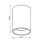 Спот точечный накладной Ritter Arton GU10 59977 7 цвет черный
