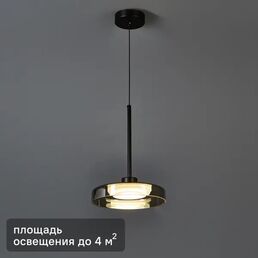 Светильник подвесной светодиодный De City Стаут 10 Вт цвет черный