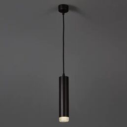 Люстра подвесная PL18 1 лампа 2 м² цвет черный