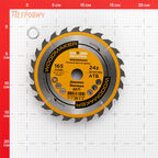 Диск пильный по дереву Diamond Industrial WoodMaker 165х20х2,2 мм 24 зуба (DIDD165Z24)