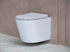 Комплект 4в1 Унитаз подвесной с сиденьем Ceramica Nova CN6000_1002W_1000 белый + Система инсталляции + кнопка