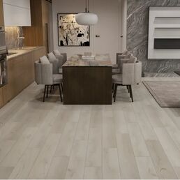 SPC плитка Дуб Блонде 34 класс L-фаска толщина с фаской 4 мм 1.525 м²