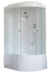 Душевая кабина Royal Bath 120х80 RB 8120BK1-M L стекло матовое, профиль белый