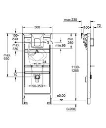 Инсталляция Grohe Rapid SL 38803001