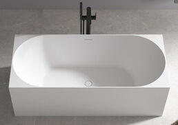 Ванна акриловая Abber 170x75 AB9281 белая с каркасом в комплекте