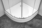 Душевой уголок Timo Imwei 90x90 YL-9001C с поддоном, стекло прозрачное, профиль хром