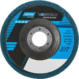 Диск зачистной коралловый тип 27 Norton Rapid Prep 125x22.2x13 мм