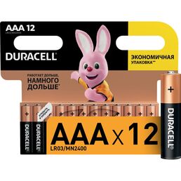 Батарейка Duracell LR03-12BL BASIC Б0014520