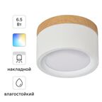 Спот светодиодный накладной влагозащищенный Inspire Tori 3 м² регулируемый белый свет цвет белое дерево