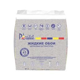 Жидкие обои гладкие Paritet B55 0.6 кг цвет сиреневый