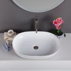 Раковина накладная BelBagno BB1348 61 см белая