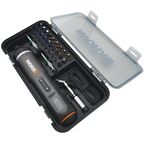 Отвертка аккумуляторная WORX WX242, 4В, 5Нм, 1,5Ач, набор оснастки.