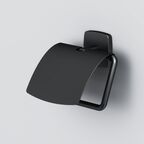 Держатель для туалетной бумаги AM.PM Gem с крышкой металл черный (A90341422)