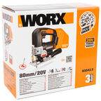 Лобзик аккумуляторный WORX W543.9 без АКБ и ЗУ