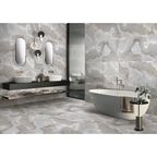 Глазурованный керамогранит Arcadia Ceramica Rex Onyx Blue 60x120 см 1.44 м² полированный цвет серо-голубой