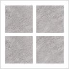Глазурованный керамогранит Ceramente Stellare Quartzite Pro 60x60 см 1.44 м² матовый цвет серый светлый
