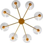 Люстра потолочная светодиодная Arte Lamp Alessia 25 м² регулируемый белый свет цвет золотой