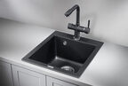 Кухонная мойка Granula 42 см 4201, ШВАРЦ