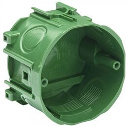 Коробка монтажная под бетон без винтов (зеленый) Systeme Electric Multifix Modulo LEX1420571MR