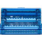 Шина нулевая на IEK DIN-рейку в корпусе 4x15 3L+PEN