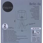Настольная лампа декоративная Inspire Belle-ile цвет белый