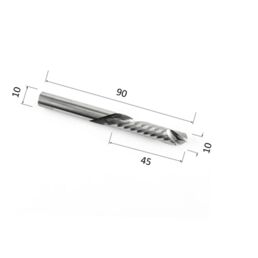 Фреза DJTOL A1FLX1045 компрессионная спиральная однозаходная (по дереву, композиту (АКП), пластику)