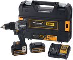 Ударная дрель-шуруповерт DEWALT McLaren Limited Edition DCD85MP2T, 18 В, 2000 об/мин, с 2 АКБ 5 Ач и ЗУ, в кейсе TSTAK