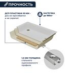 Душевой поддон полукруглый RGW STYLE P (800x800)