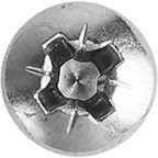Саморезы универсальные полусферические острые нержавеющая сталь 4x50 12 шт.