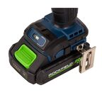 Дрель-шуруповерт аккумуляторная ударная бесщеточная Rockfield RF2062BK, 20 В Li-ion 2x2 Ач