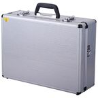 Ящик для инструмента Dexter LD-FS001 455x330x152 мм, алюминий/двп, цвет серебро