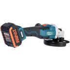 УШМ аккумуляторная бесщеточная Alteco CAGB 18-125 Li BL, 125 мм, 20 В Li-ion 1x4 Ач