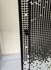 Душевой уголок Niagara Eco 80x80  NG-008-14Q BLACK стекло мозаика, профиль черный, низкий поддон