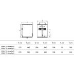 Накопительный водонагреватель электрический 10 л Royal Thermo RWH 10 Novelty U 1.5 кВт нержавеющая сталь мокрый ТЭН