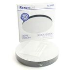 Светильник настенно-потолочный светодиодный Feron AL1600 36 Вт 12 м² регулируемый белый свет цвет черный