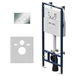 Инсталляция для подвесного унитаза Am.Pm MasterFit I012710.0151 с клавишей ProC L хром