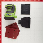 Шлифмашина вибрационная аккумуляторная Greenworks G24SS14 24В 115х140 мм без АКБ и ЗУ (3100507)