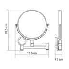 Зеркало двухстороннее, стандартное и с 3-х кратным увеличением WasserKraft