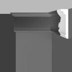 Плинтус потолочный Modern 6 полистирол 100x25x2000 мм белый