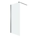Душевая перегородка Niagara Eco 90x190 NG-551-90BLACK стекло прозрачное, профиль черный