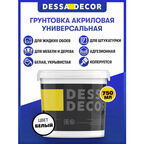 Грунтовка акриловая для стен DESSA DECOR для жидких обоев, для мебели, декоративной штукатурки, адгезионный, супер белая, густая, 750 мл
