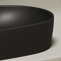 Раковина накладная Ceramica Nova Element 60 см CN6047MB черная матовая