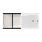 Ванна 100Acryl Ницца акриловая 175x70 см каркас в комплекте