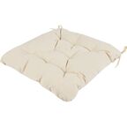 Подушка для садовой мебели Linen Way 44x44 см цвет кремовый