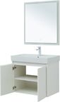 Комплект мебели Aquanet Nova Lite 76 см подвесной (тумба с раковиной и зеркалом)