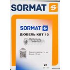 Дюбель-Дрива для газобетона Sormat 10x70 мм 20 шт.