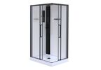 Душевая кабина Esbano Muse 120x90 ESM-129CKR R правая, стекло прозрачное, профиль черный
