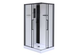 Душевая кабина Esbano Muse 120x90 ESM-129CKR R правая, стекло прозрачное, профиль черный