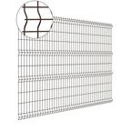 3D панель для забора Grand Line Light h.2.03 x L.2.5 RAL 8017 коричневый