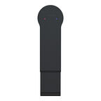 Смеситель для раковины Cersanit Brasko Black черный однорычажный с донным клапаном (63107)